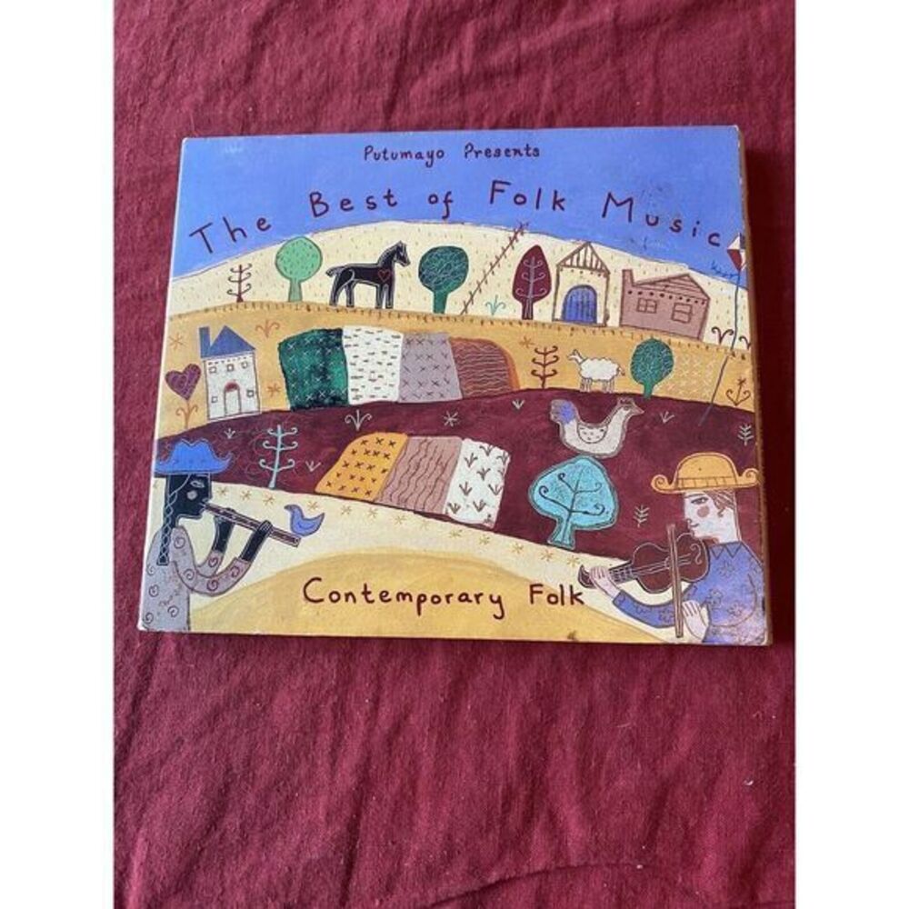 The Best Of‎ Folk Music by Various Artists (CD, Digipak, 1993, Rhino Records)